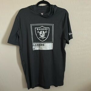 Las Vegas Raiders New Era Hooded T Shirt
